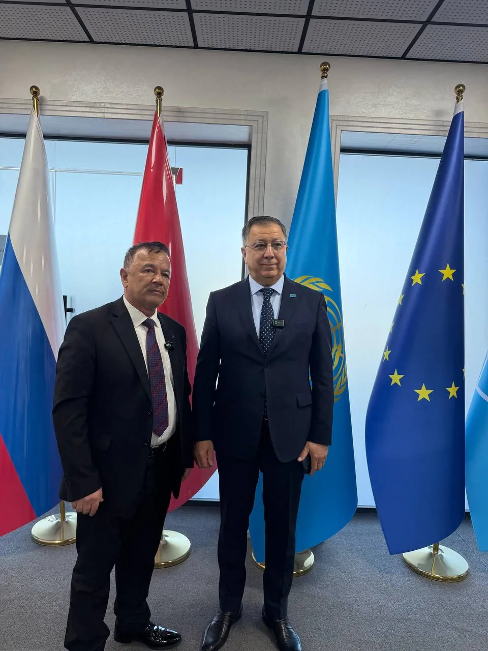 Meeting with the rector of Al-Farabi Kazakh National University